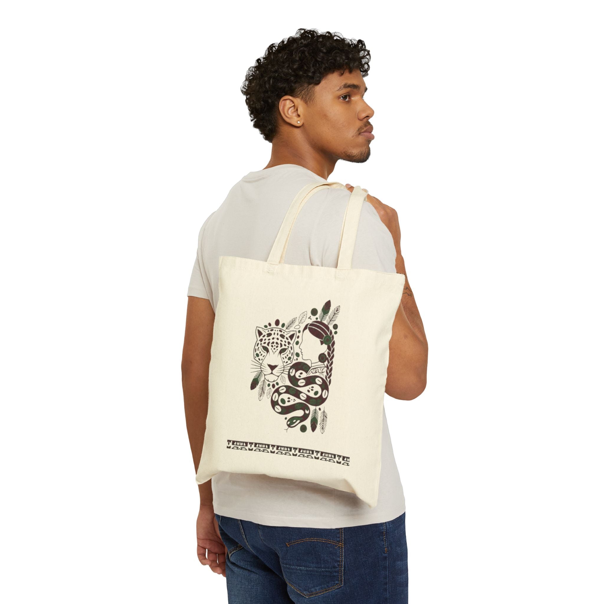 Bolso Tote "Sacha Jaguar" – Edición Selva Mística