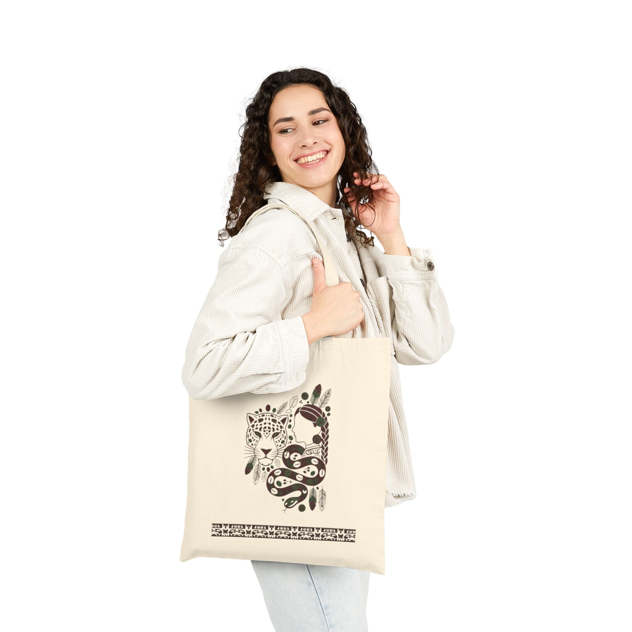 Bolso Tote "Sacha Jaguar" – Edición Selva Mística