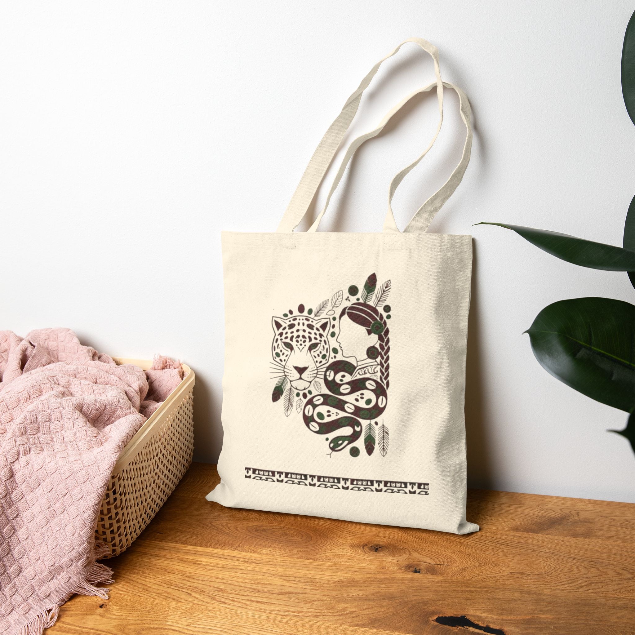Bolso Tote "Sacha Jaguar" – Edición Selva Mística